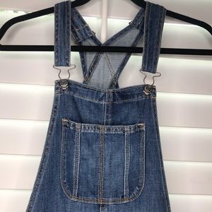 American eagle jean overalls
